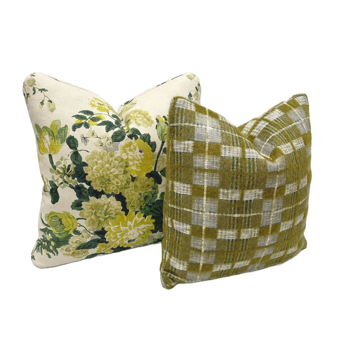 Clarence House - Dahlia Hand Block in Green