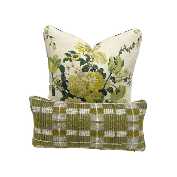Clarence House - Dahlia Hand Block in Green
