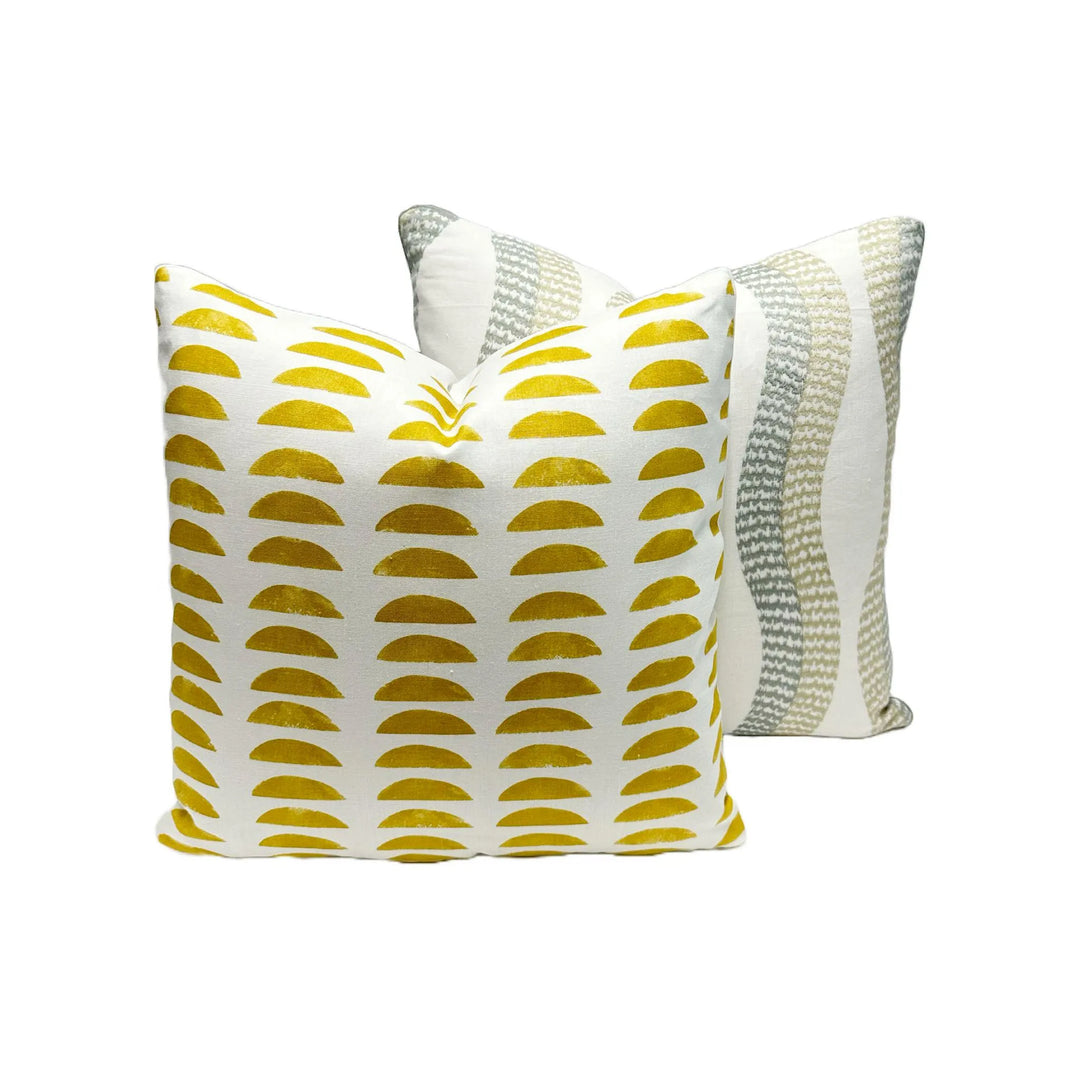 Rebecca Atwood, Hills Fabric in Goldenrod