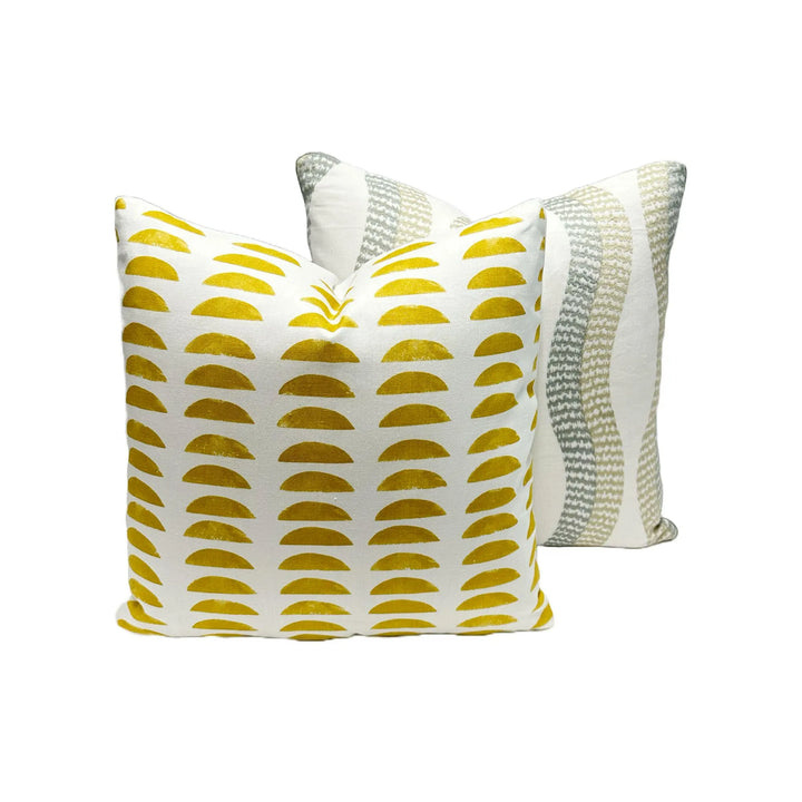 Rebecca Atwood, Hills Fabric in Goldenrod