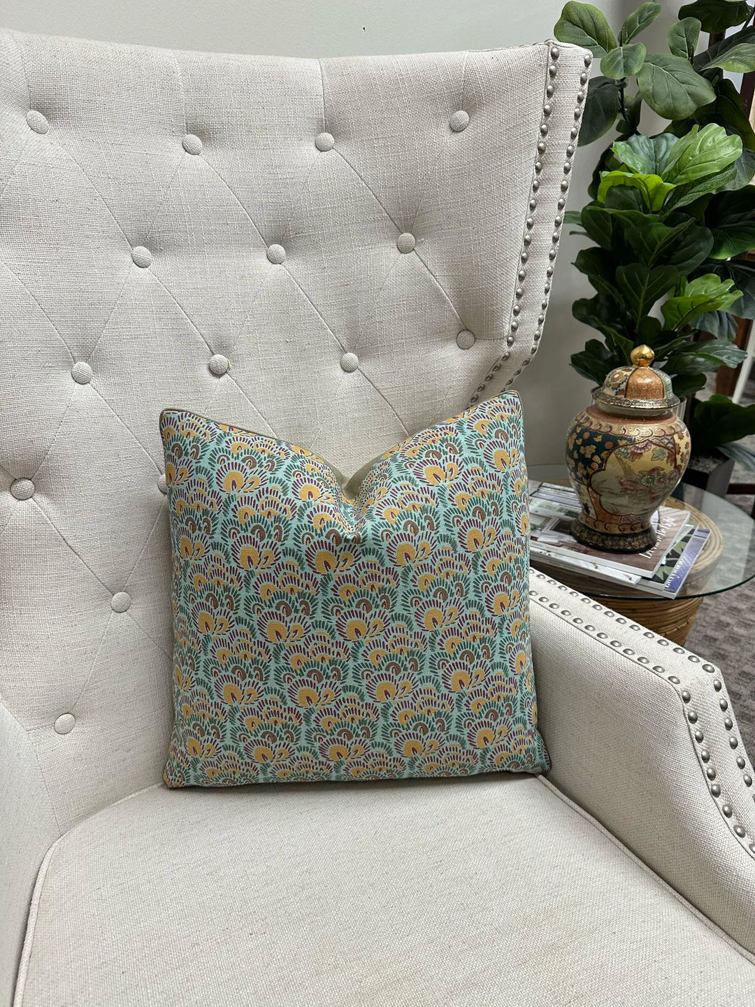 Peter Fasano - Bargello in Turquoise