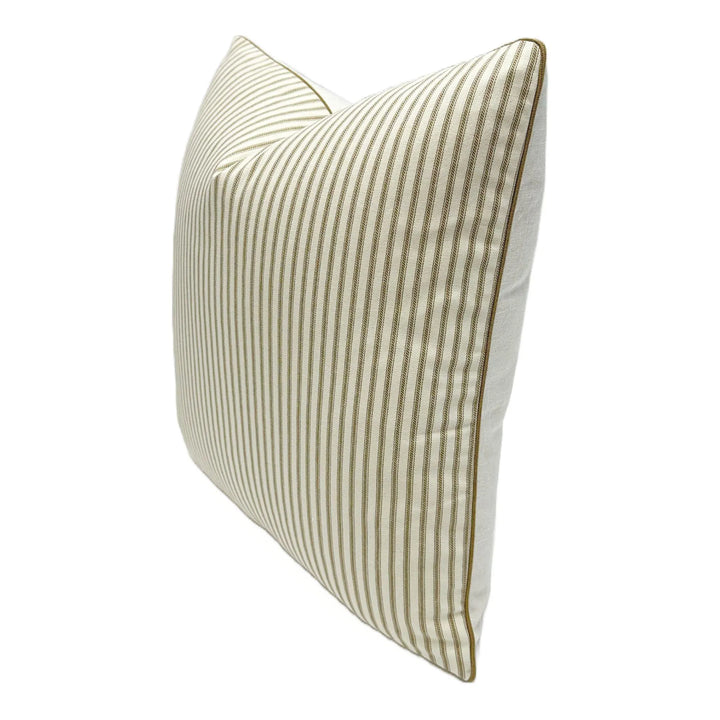 Magnolia Fabrics - Berlin Ticking Stripe in Driftwood