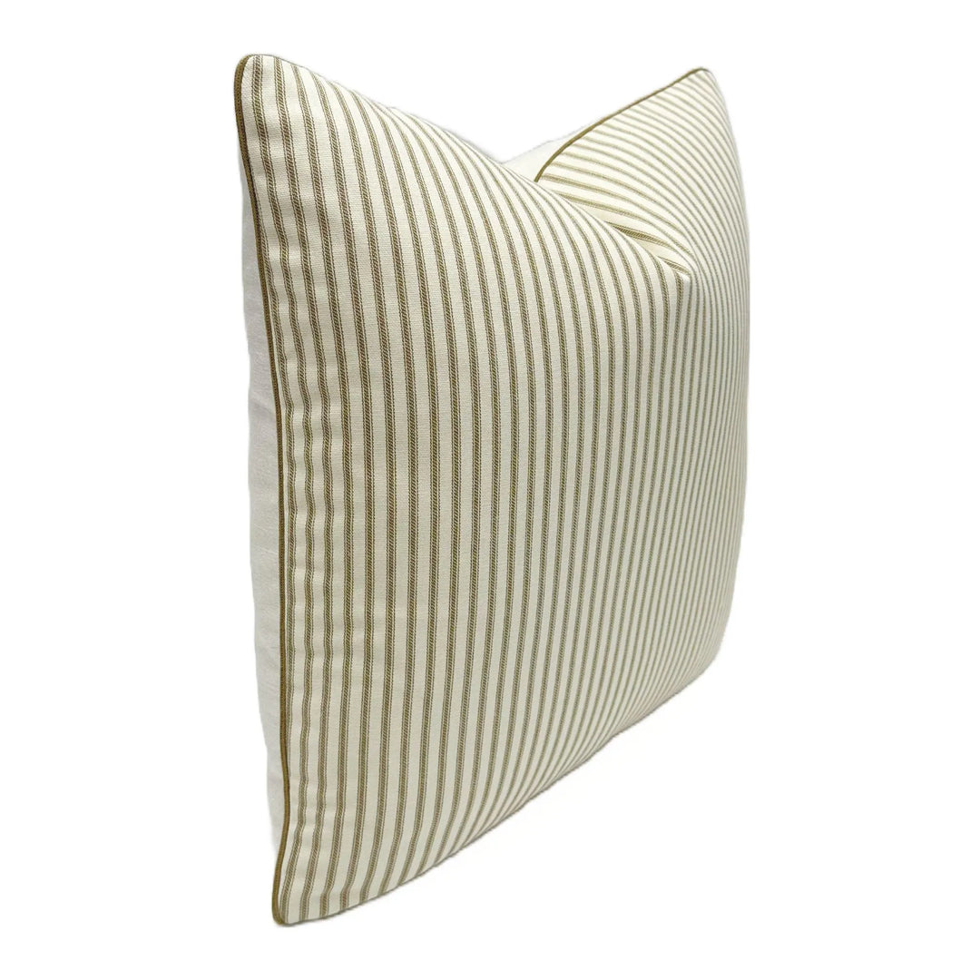 Magnolia Fabrics - Berlin Ticking Stripe in Driftwood