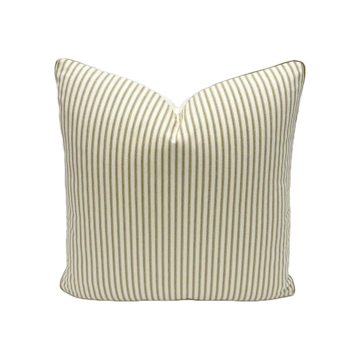 Magnolia Fabrics - Berlin Ticking Stripe in Driftwood