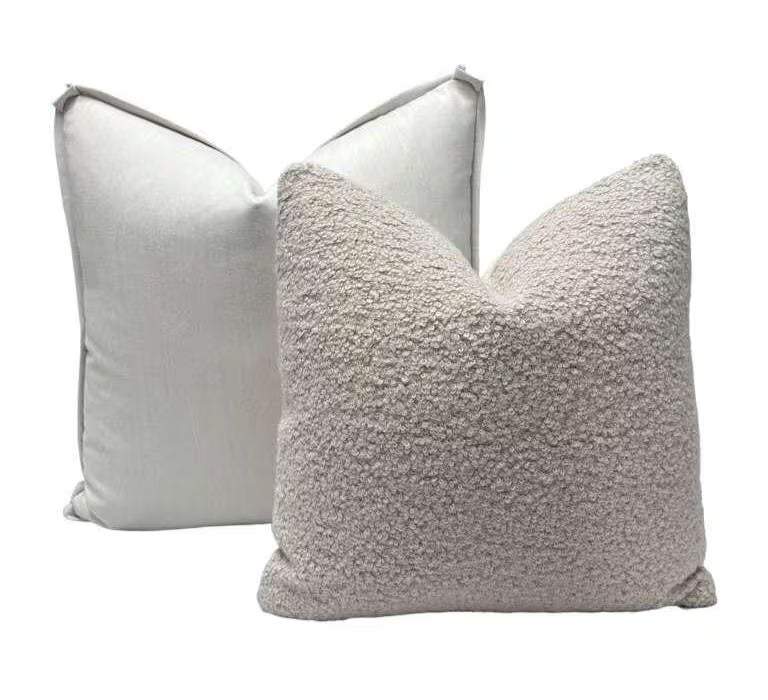 Warm Neutral Retreat – Set of 3 Designer Pillow Covers