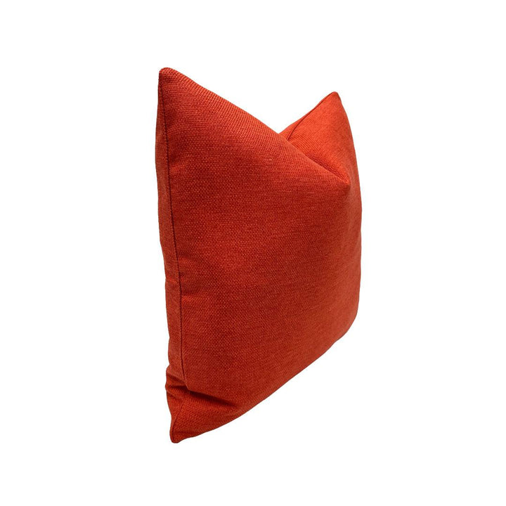 Heavyweight Plain Linen in Burt Orange