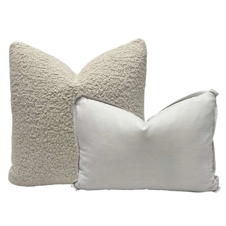 Warm Neutral Retreat – Set of 3 Designer Pillow Covers