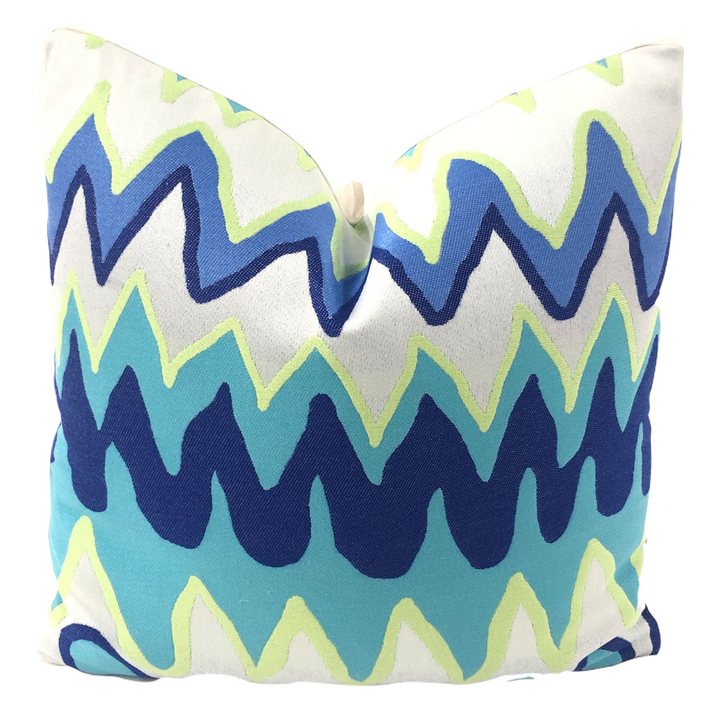 Schumacher - Zig Zag Weave in Laguna