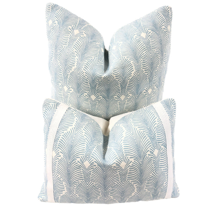 Isobel - Deco Stripe in Buttery Blue