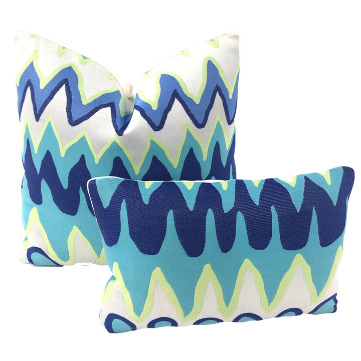 Schumacher - Zig Zag Weave in Laguna