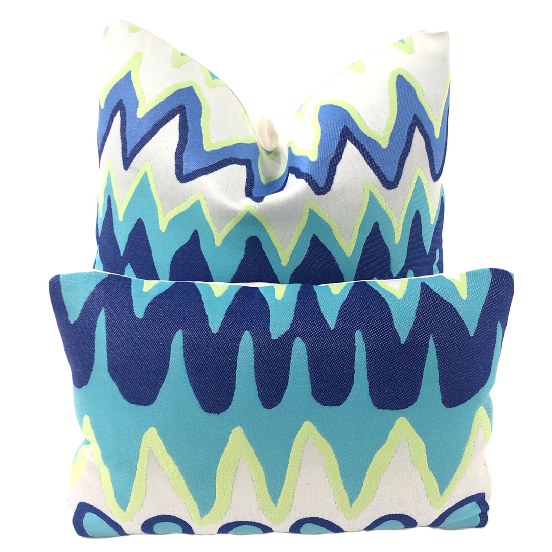 Schumacher - Zig Zag Weave in Laguna